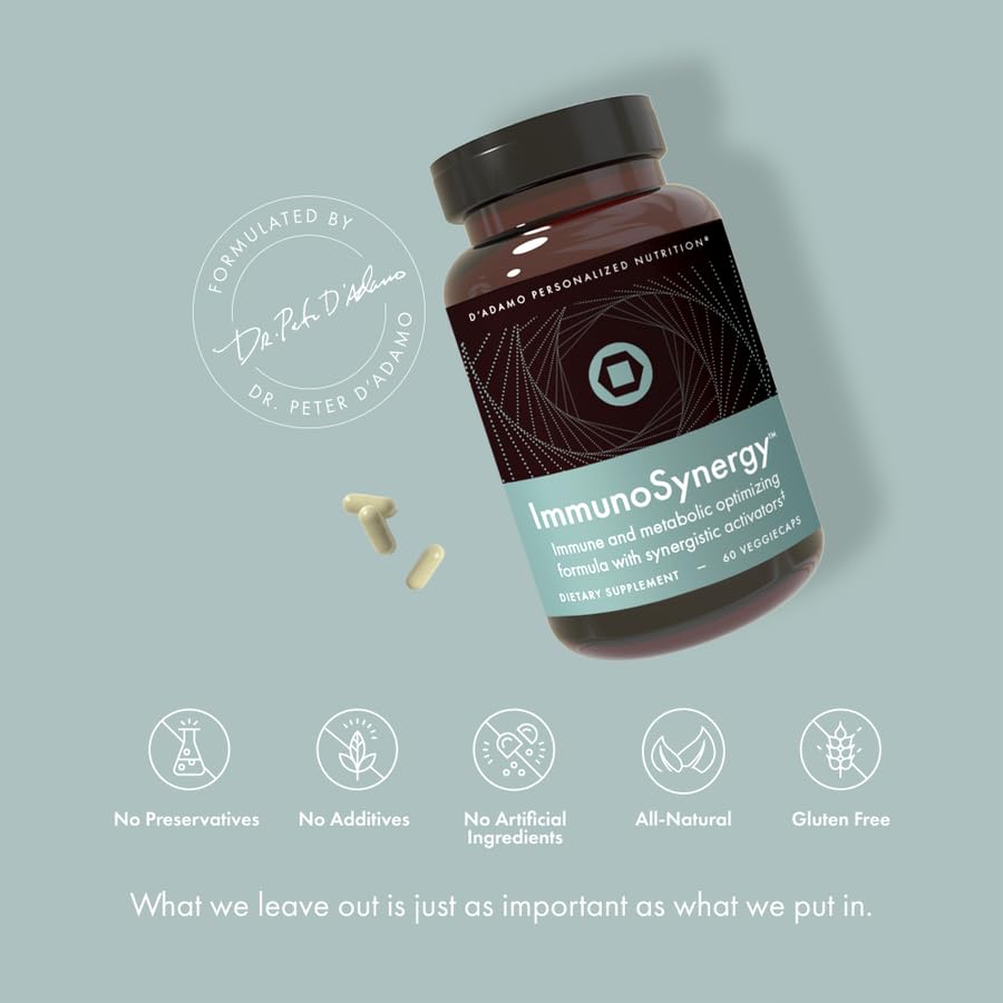 ImmunoSynergy capsules with natural ingredients