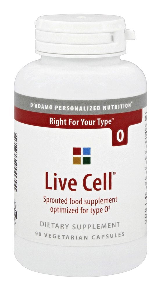 Sprouted nutrition formula for Type O by D'Adamo