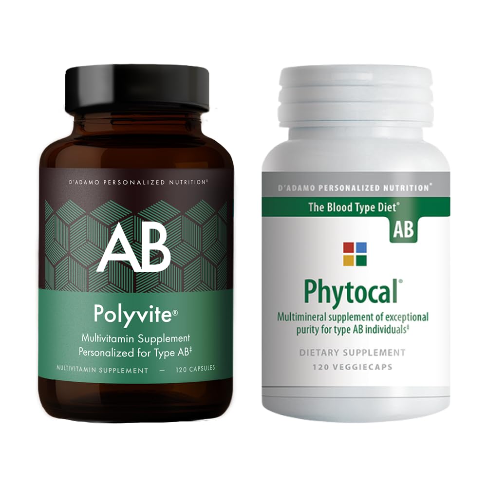 D'Adamo Optimal Health Stack for Blood Type AB