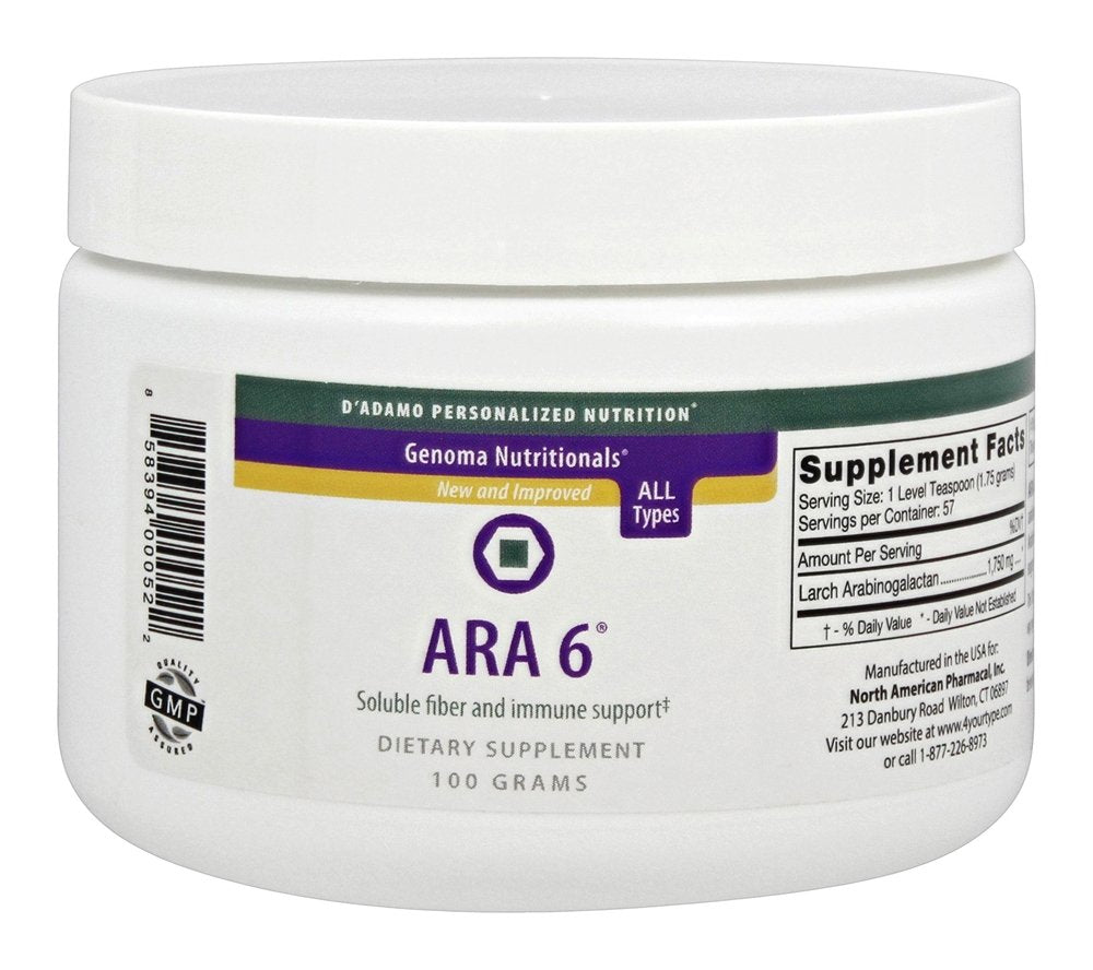 D'Adamo Ara 6 supplement product shot