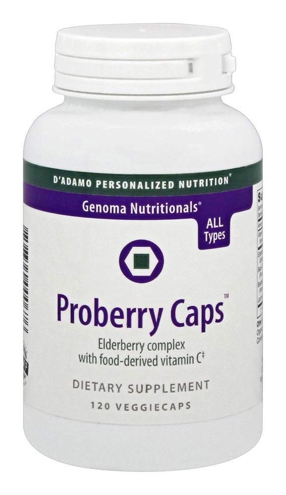 D'Adamo Proberry Caps 120 VegCaps – Elderberry Complex image 1