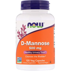 D-Mannose 500mg bottle with 120 capsules, Pack of 2