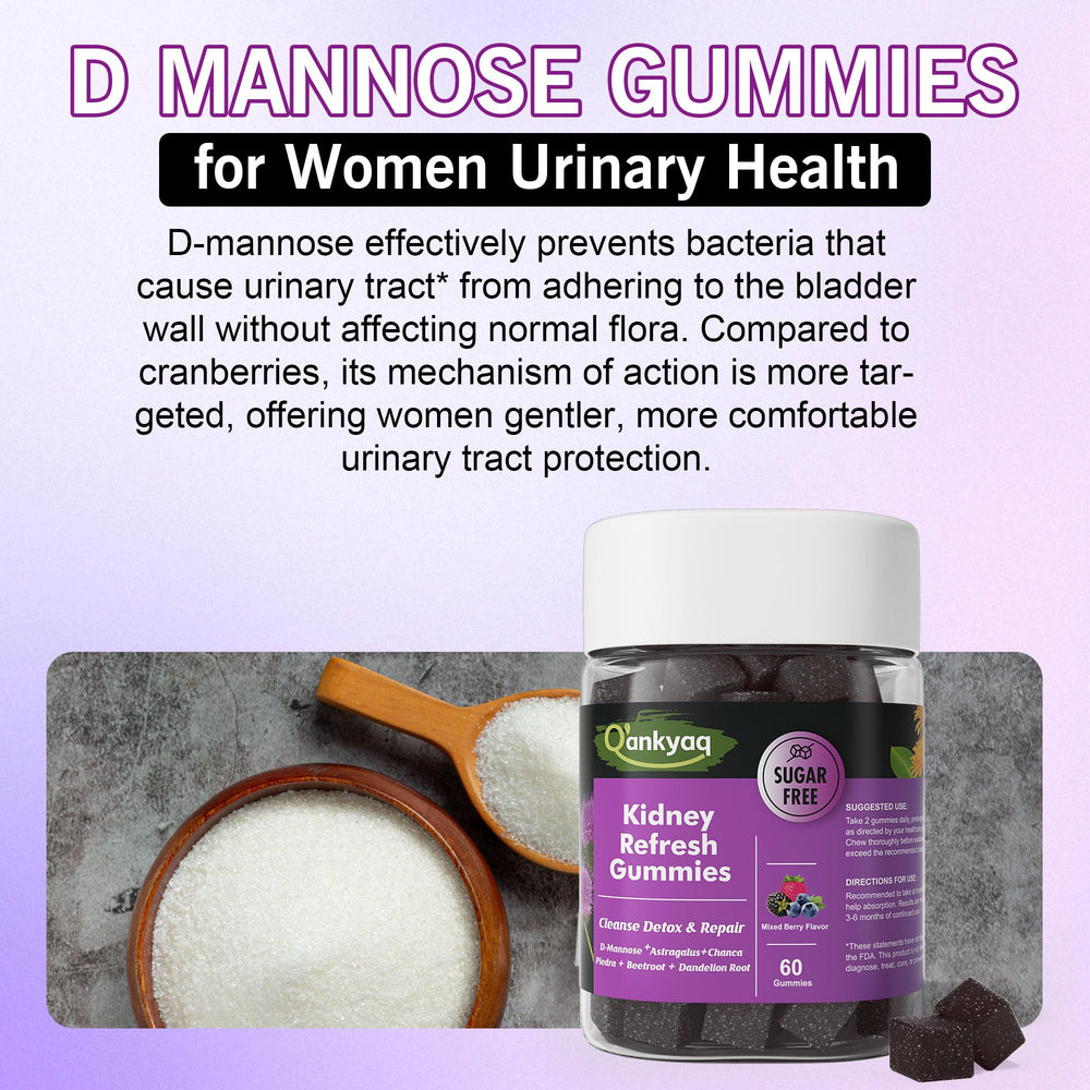 Gummies arranged with herbal ingredients nearby
