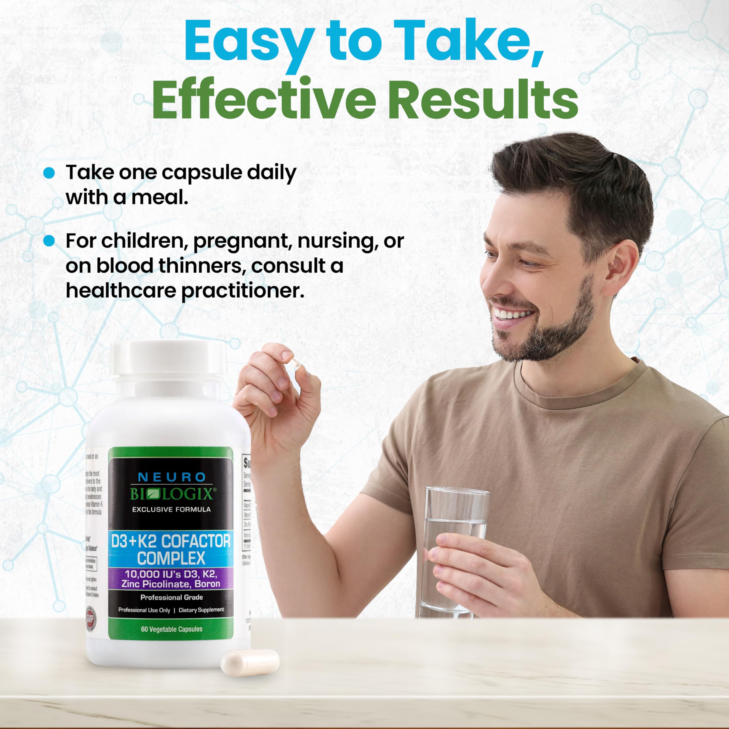 Concept image showing bone and heart wellness support