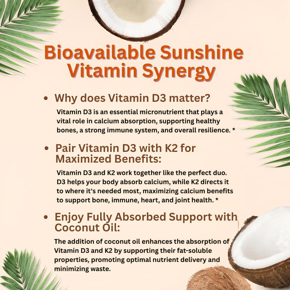 Lab-tested ingredients for Micro Ingredients D3 + K2 supplement