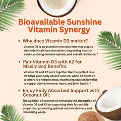 Lab-tested ingredients for Micro Ingredients D3 + K2 supplement