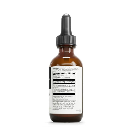 Label detail showing Cognizin Citicoline