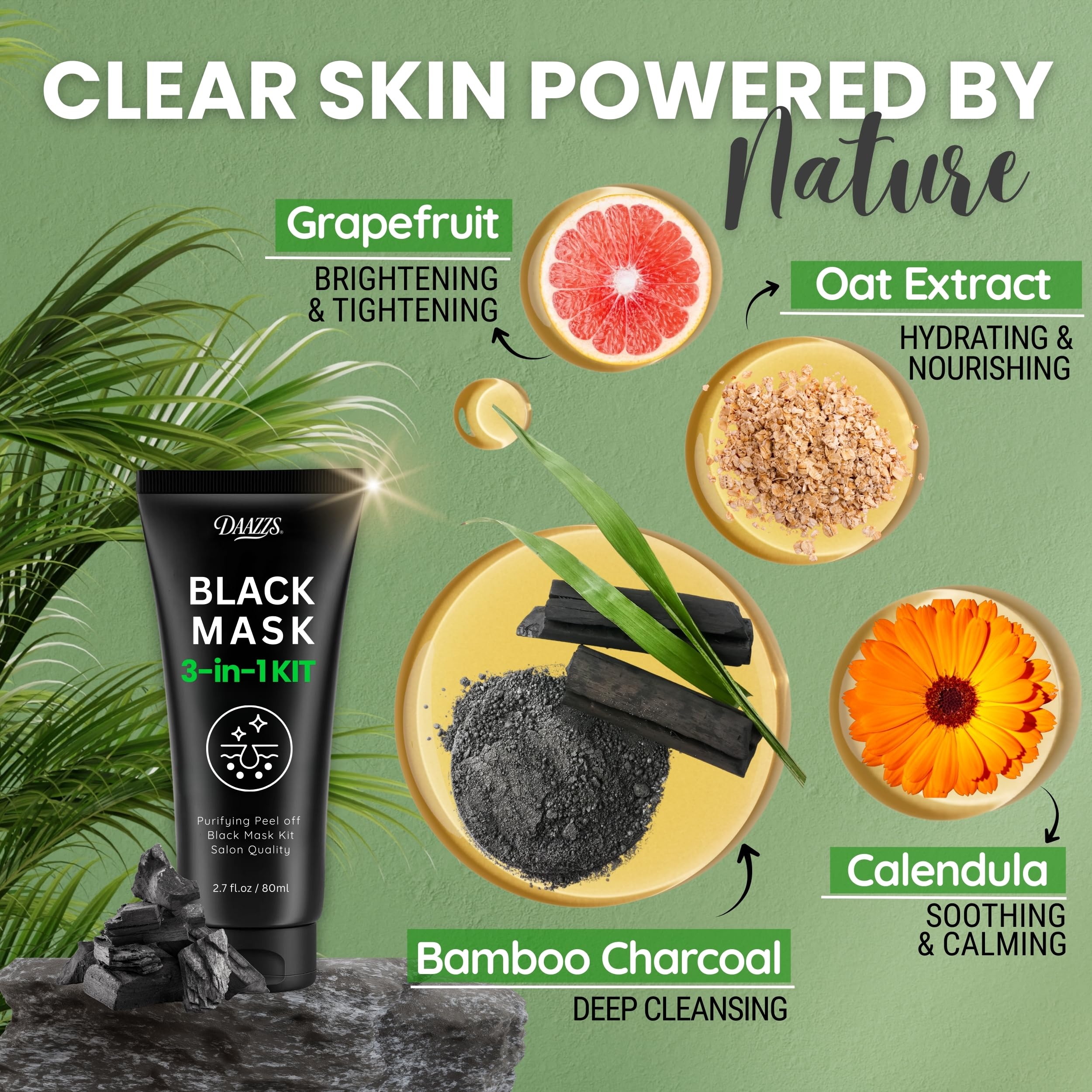 DAAZZS Pore Cleansing Finish reducing oil and residue for a fresh look