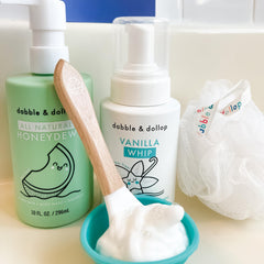 3-in-1 bath, wash and shampoo packaging for kids