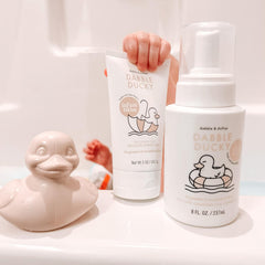 Pump bottle of Dabble & Dollop Foaming Infant Wash
