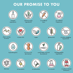 Dye-free, fragrance-free, essential oil-free infant wash
