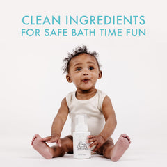 Close-up of nourishing ingredients in Dabble Ducky foaming wash