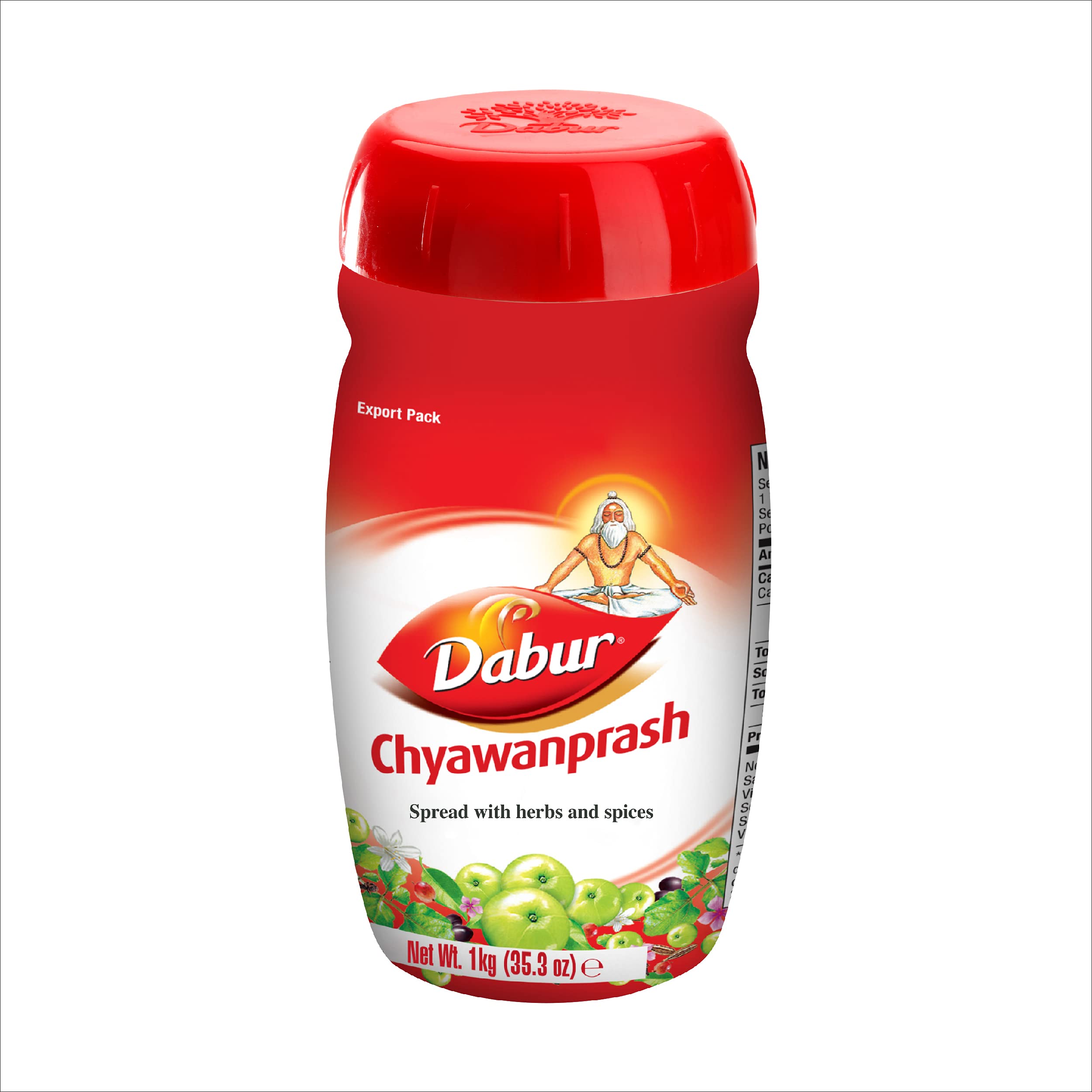 Three Dabur Chyawanprash Spread jars in a 1 kg pack (Pack of 3)