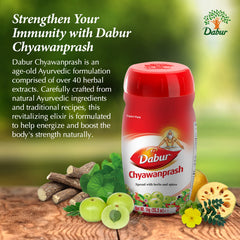 Close-up of Dabur Chyawanprash Spread jar label