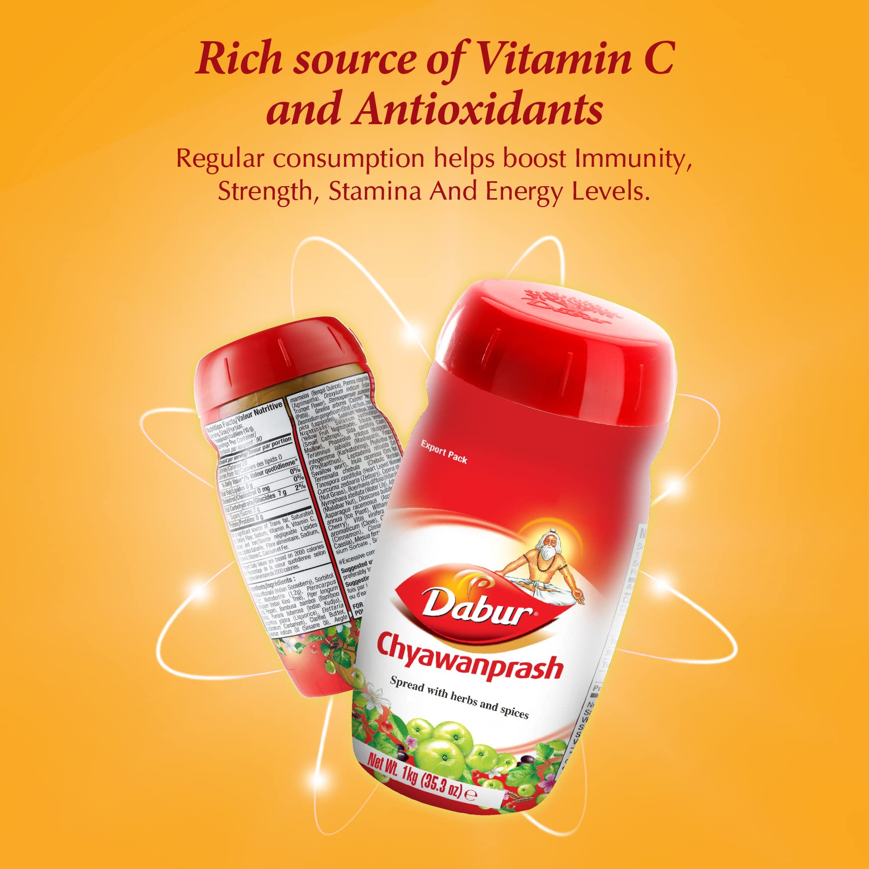 Dabur Chyawanprash Spread served on a slice of toast