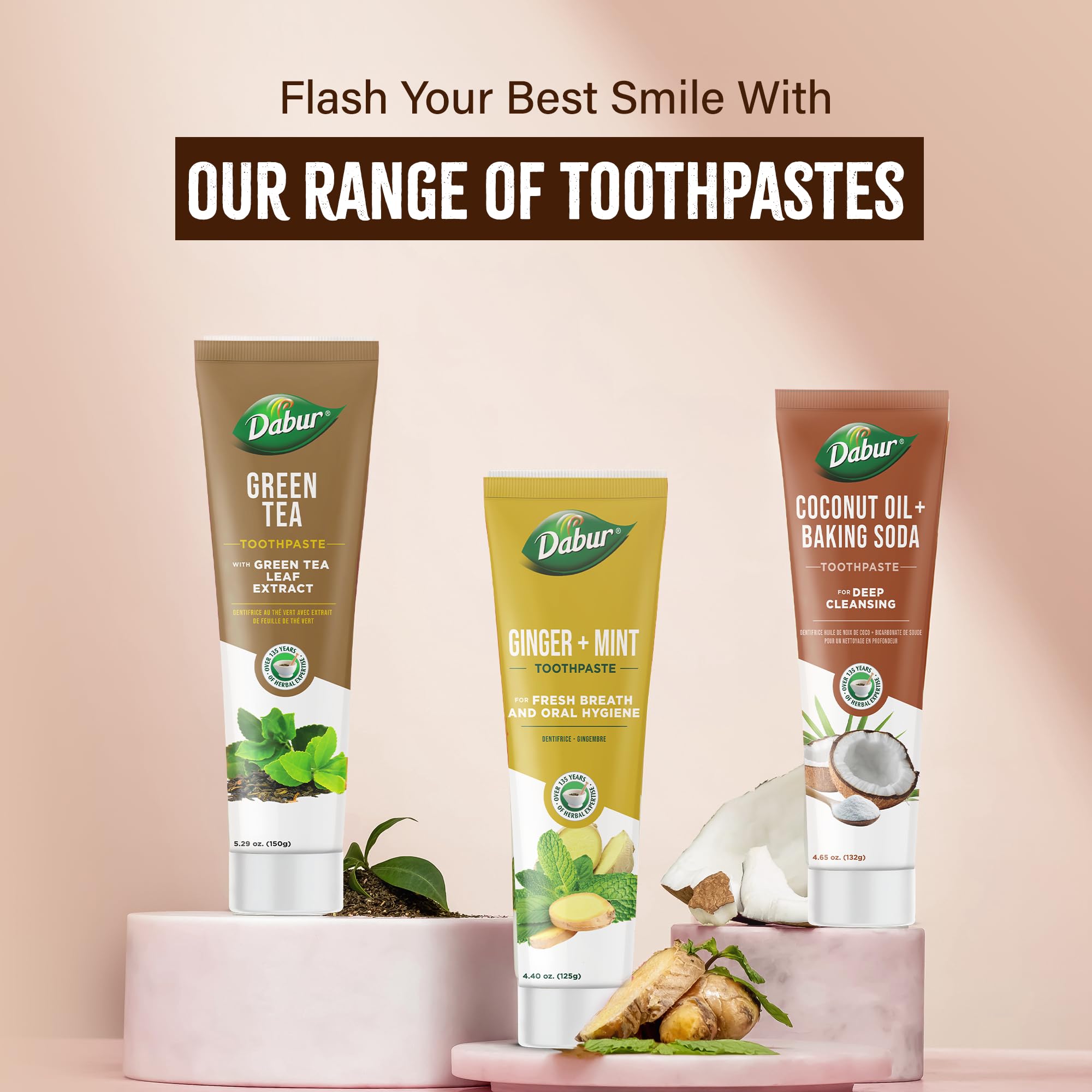 Pack of 1 Dabur Coconut Oil Baking Soda Toothpaste benefits