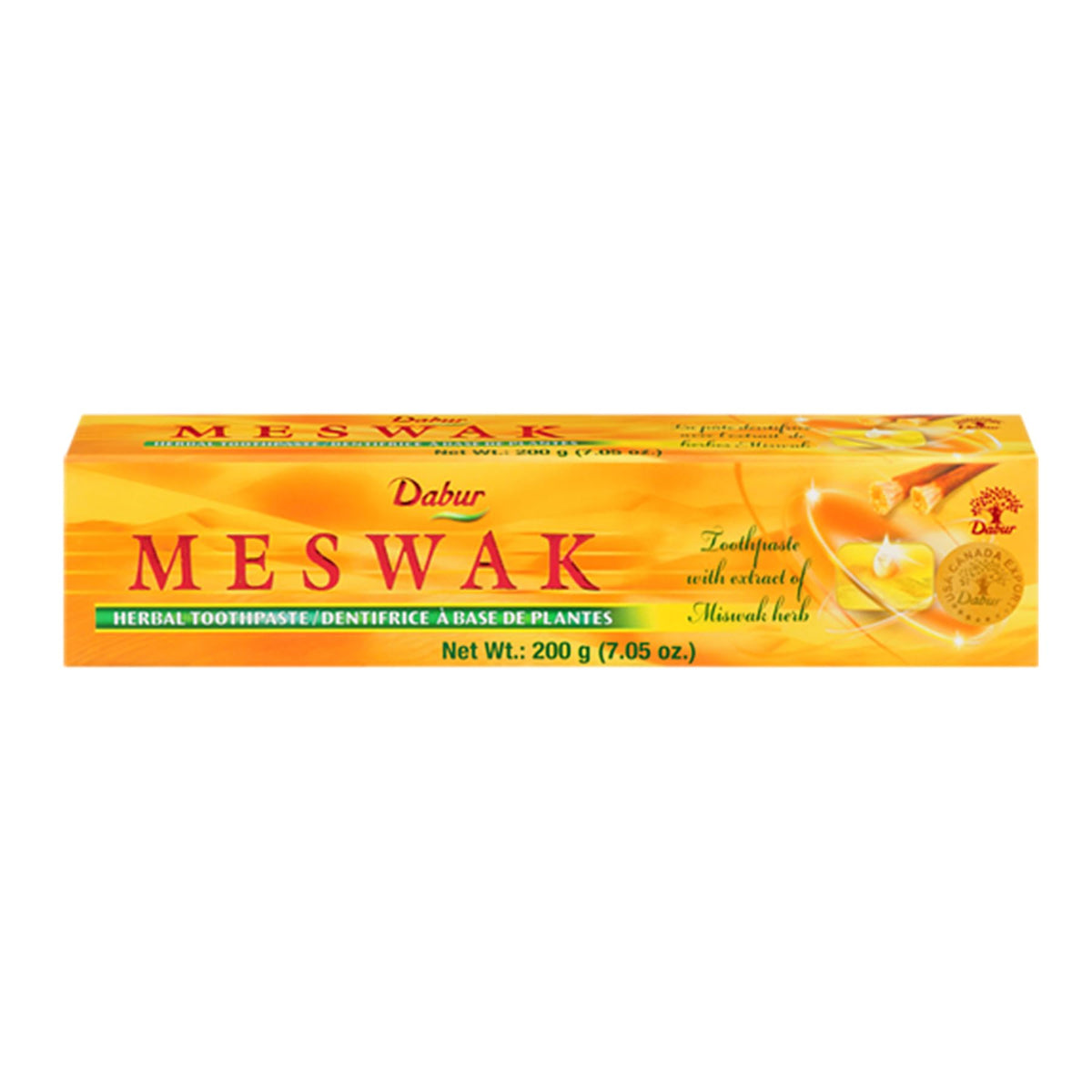 Dabur Fluoride-Free Toothpaste with Miswak tube