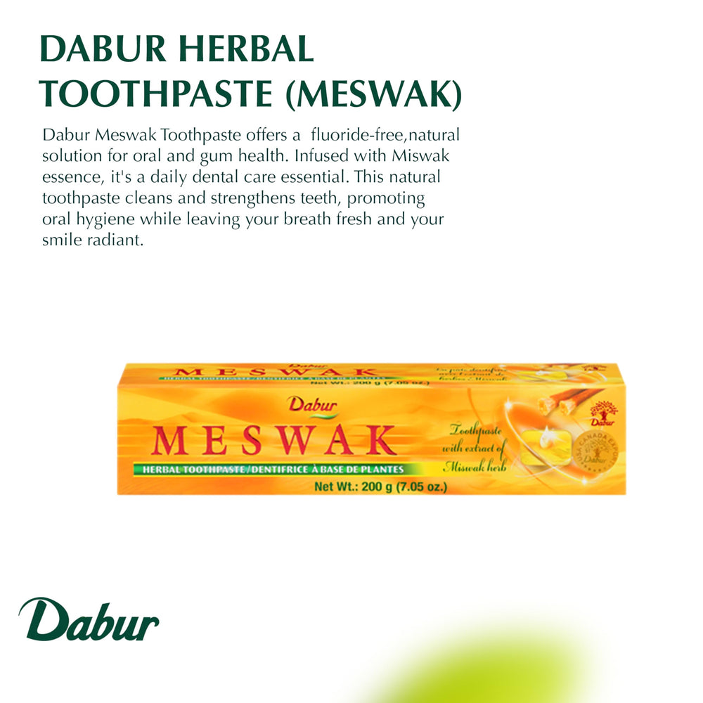 Close-up of Miswak-based toothpaste texture