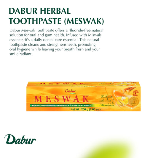 Close-up of Miswak-based toothpaste texture