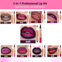 Daeuwiutr matte velvet finish lip color for full-coverage looks.