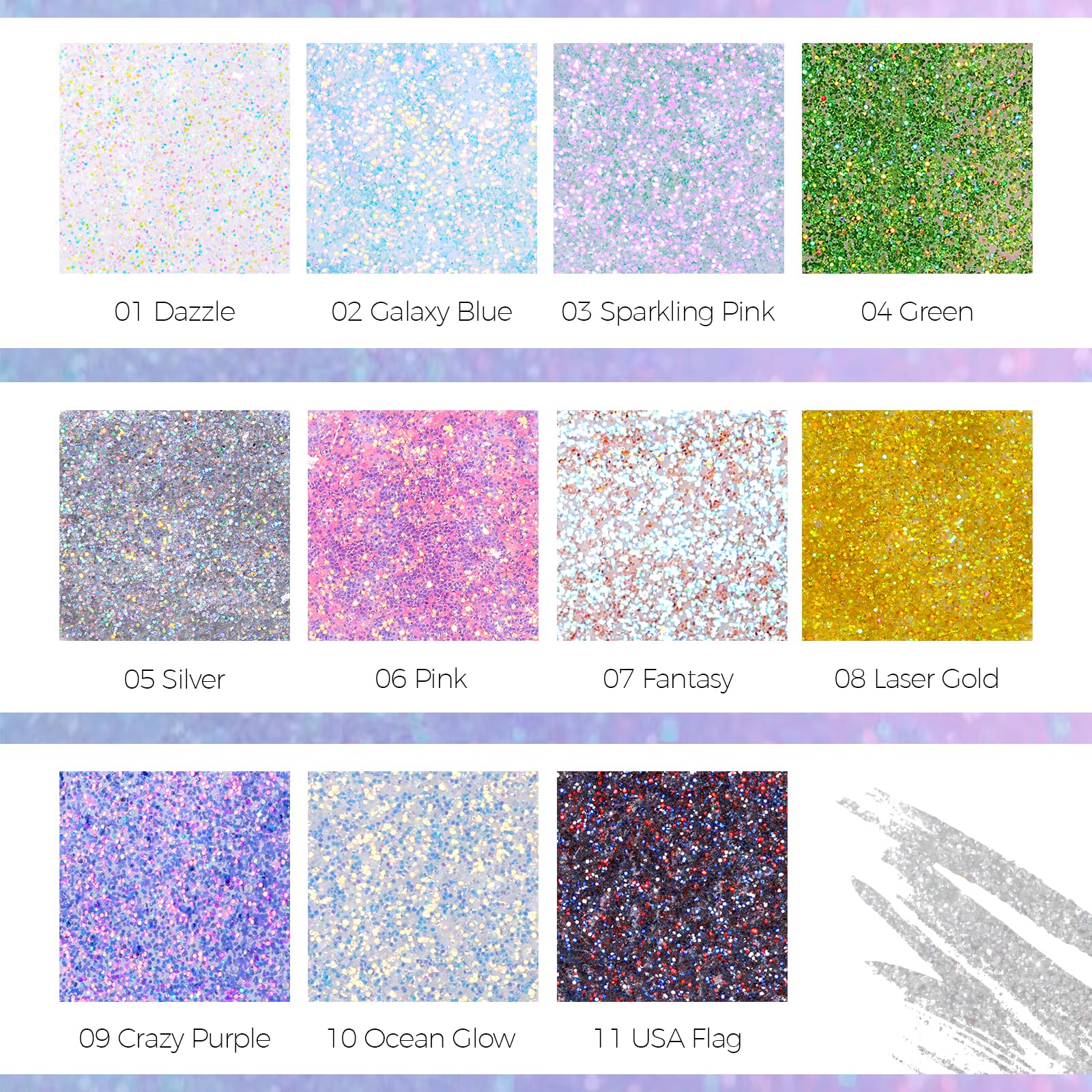 DAGEDA compact mermaid glitter jar is portable for travel kits.