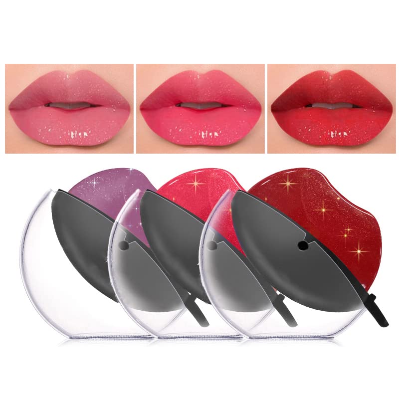 DAGEDA Pearl Lipstick shows lipshape design for quick, precise application.
