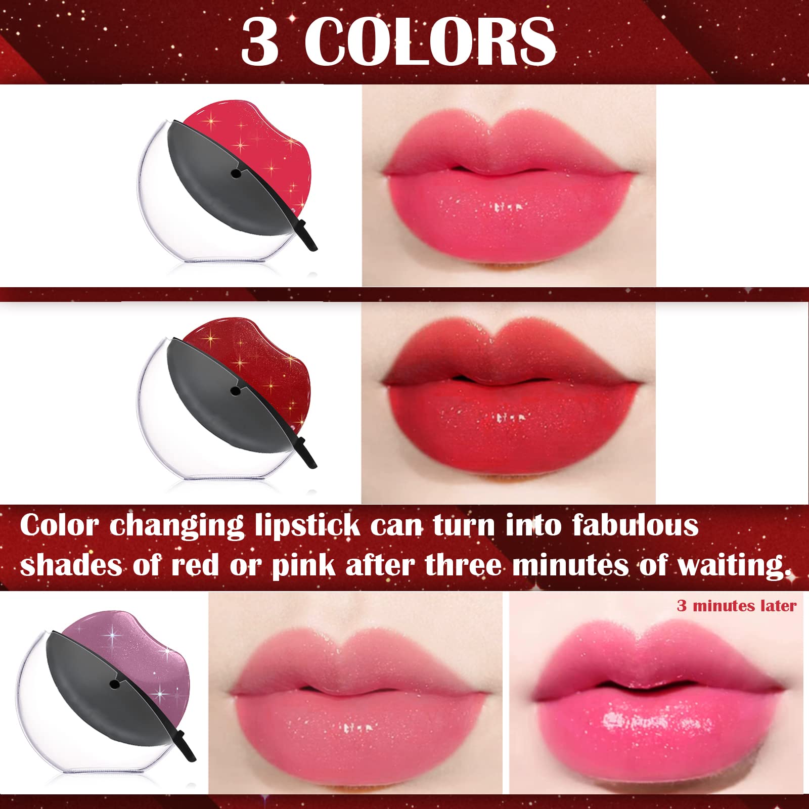 DAGEDA Pearl Lipstick highlights a shiny glow on lips.