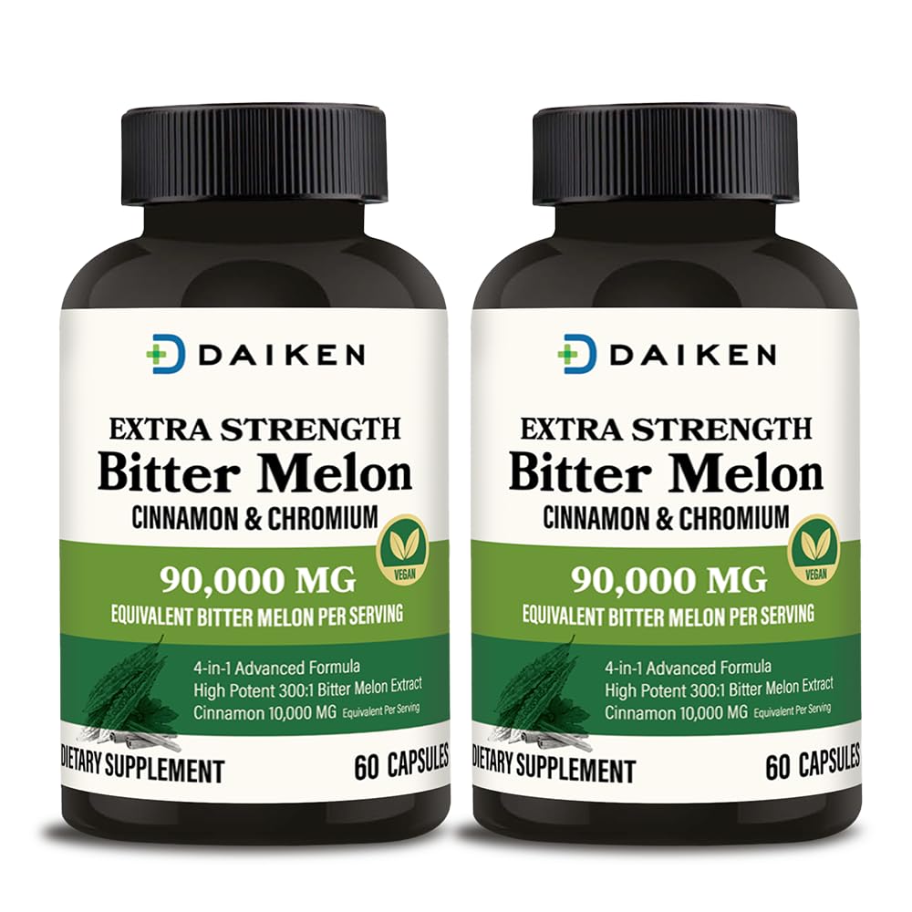 Hero image of DAIKEN Bitter Melon Cinnamon Chromium capsules pack (pack of 2)