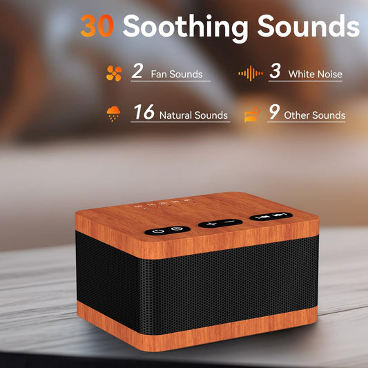 DailyBody wood grain controls close-up showing 36 volume levels.