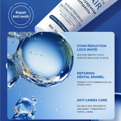 Daily care and travel-sized hydroxyapatite toothpaste