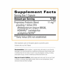 Graphic showing daily digestive support with Probiotic Pearls