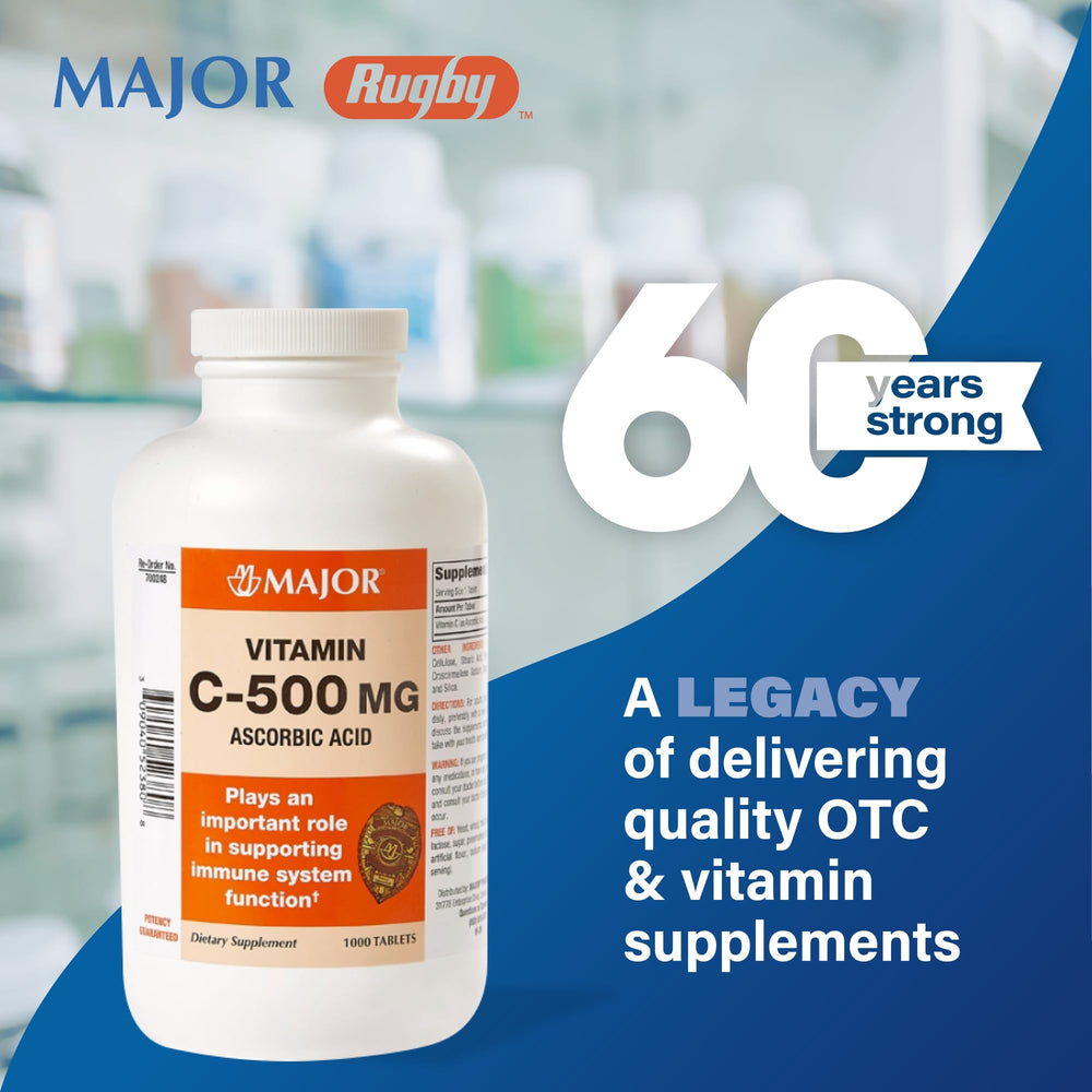 Daily dosage of a 500 mg Vitamin C tablet