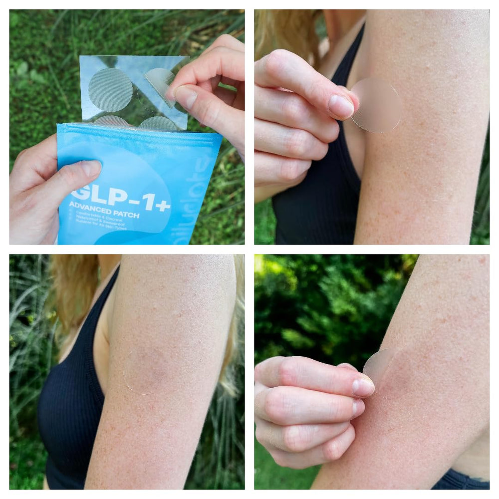  resealable pouch containing Daily Dots GLP-1 patches