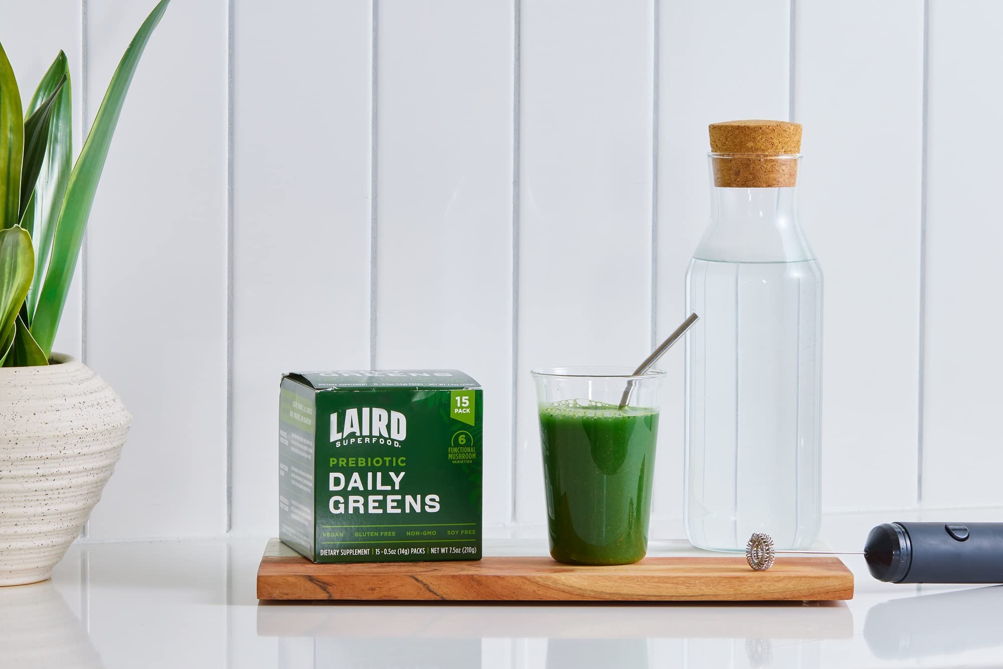 Nutrition information label for Daily Greens