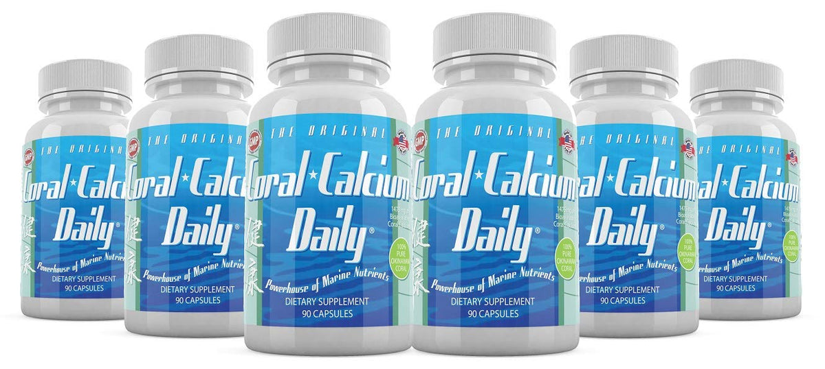 Daily Health Okinawa Coral Calcium bottle - front view
