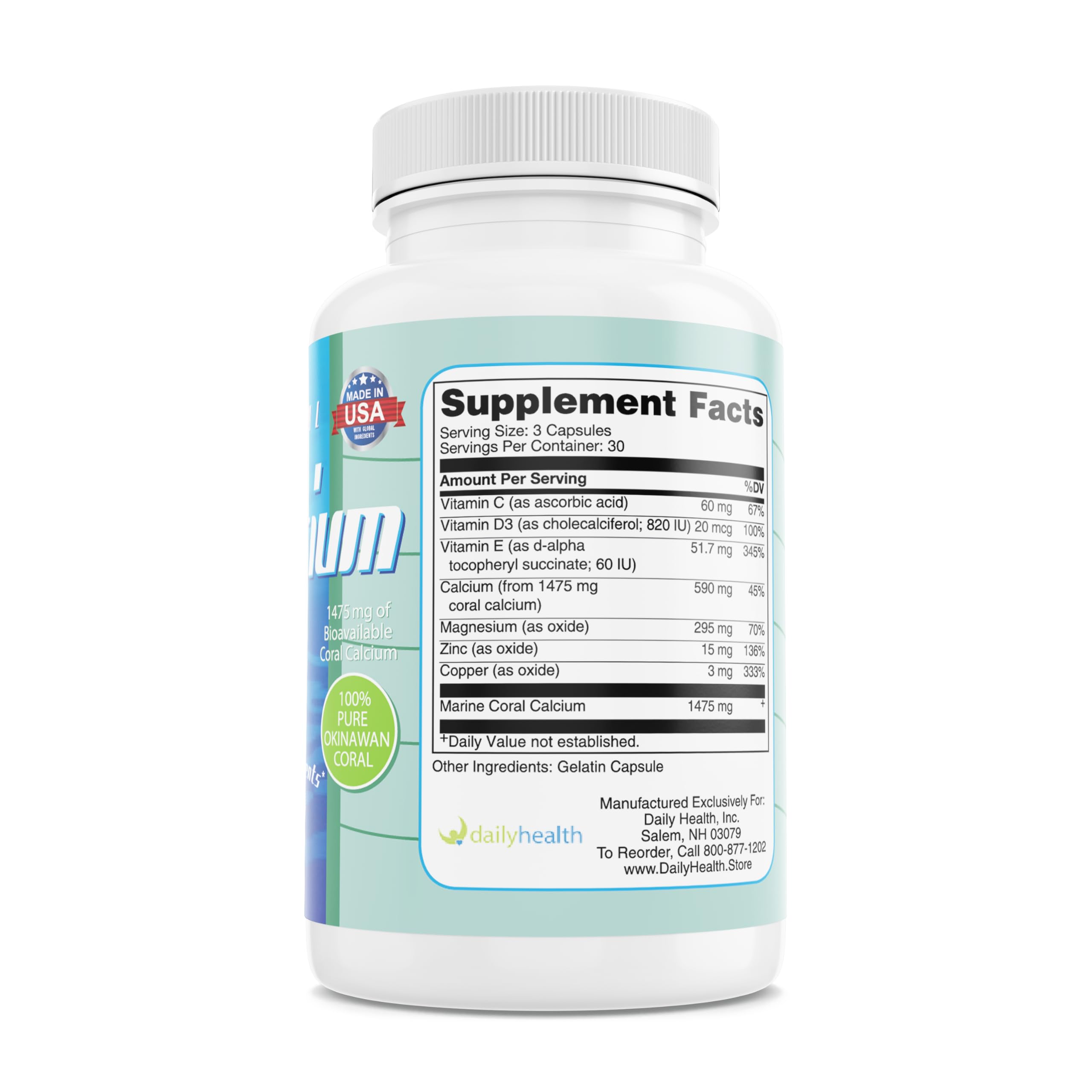 Nutrition icons and minerals highlights on packaging