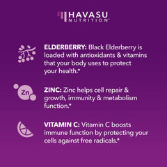 Elderberry immune-boosting gummies for daily defense