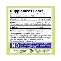 Filler-free Methylfolate capsules
