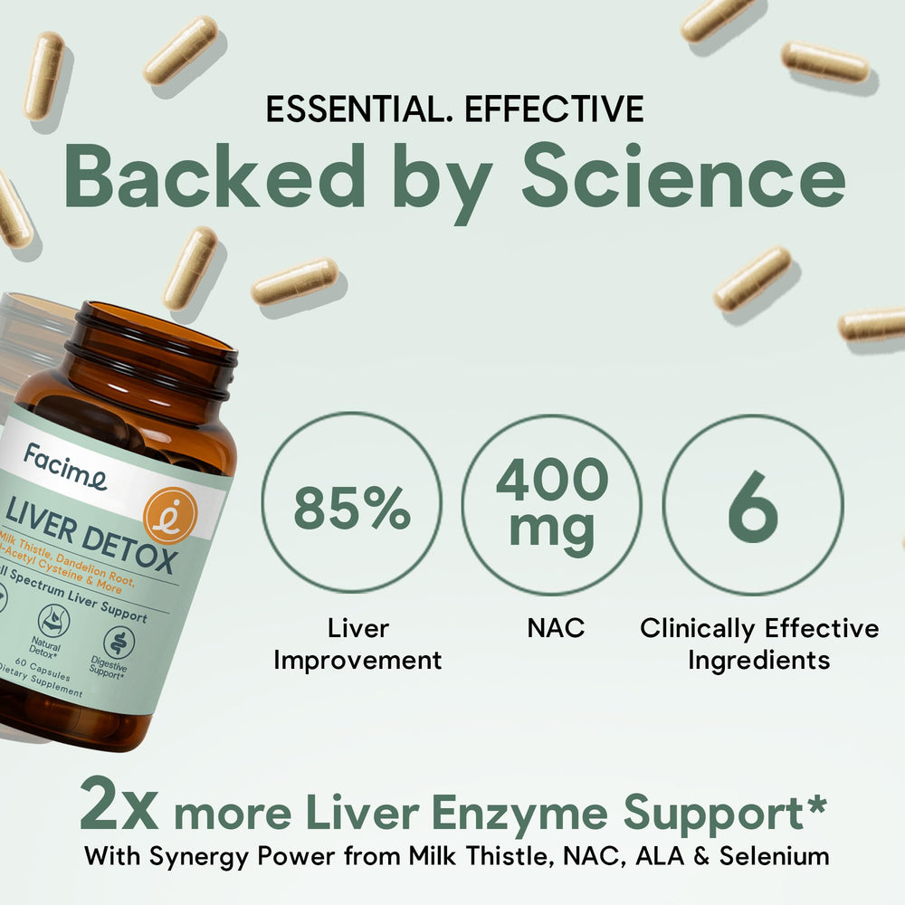 Person taking the liver support supplement daily