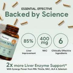 Person taking the liver support supplement daily