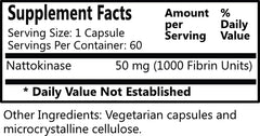 Two Daily Nattokinase capsules
