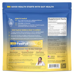 Close-up of FeelFull ingredient trio: oligofructose, glucomannan, chromium picolinate