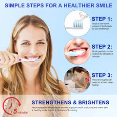 Daily oral care toothpaste for enamel protection with hydroxyapatite