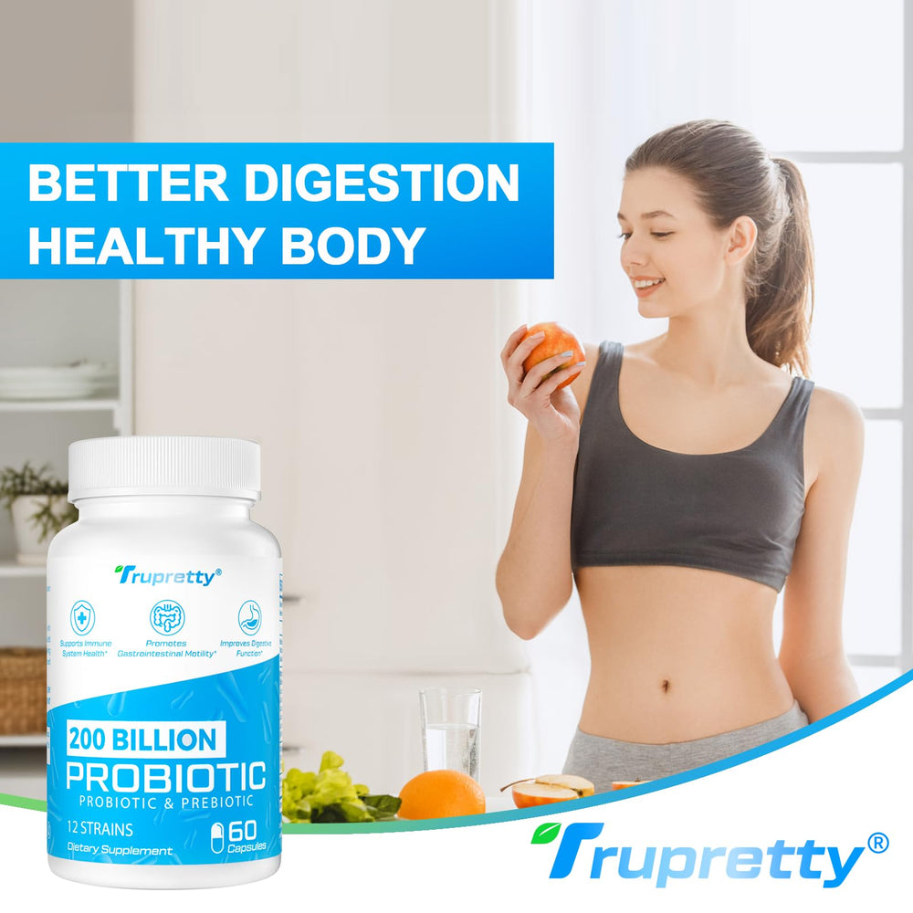 Packaging and capsules of daily probiotic supplement