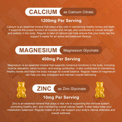 Daily well-being support with plant-based calcium gummies