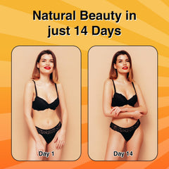 Lifestyle image showing daily skincare routine with Daily Tanning Gummies