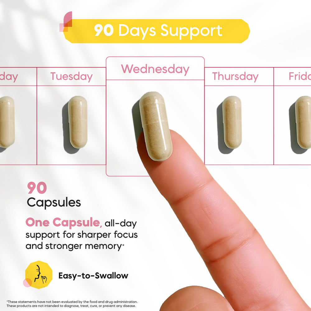 One daily capsule for focus and memory support