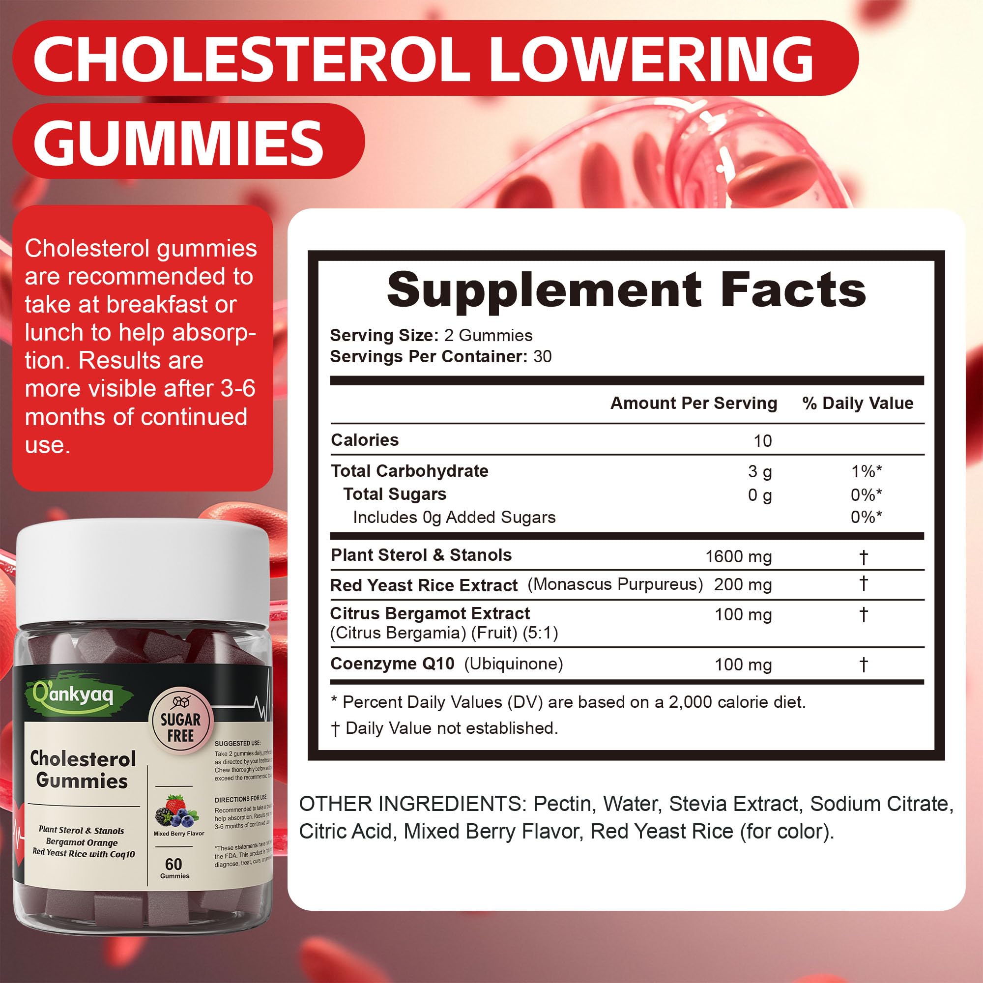 Gummies on a breakfast table for daily use