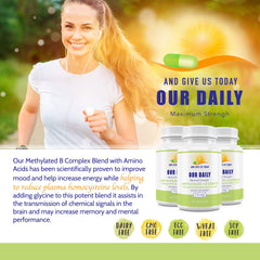 Glycine and amino acids blend in methylfolate complex