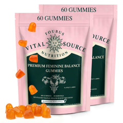 60-day supply shown with two gummies daily